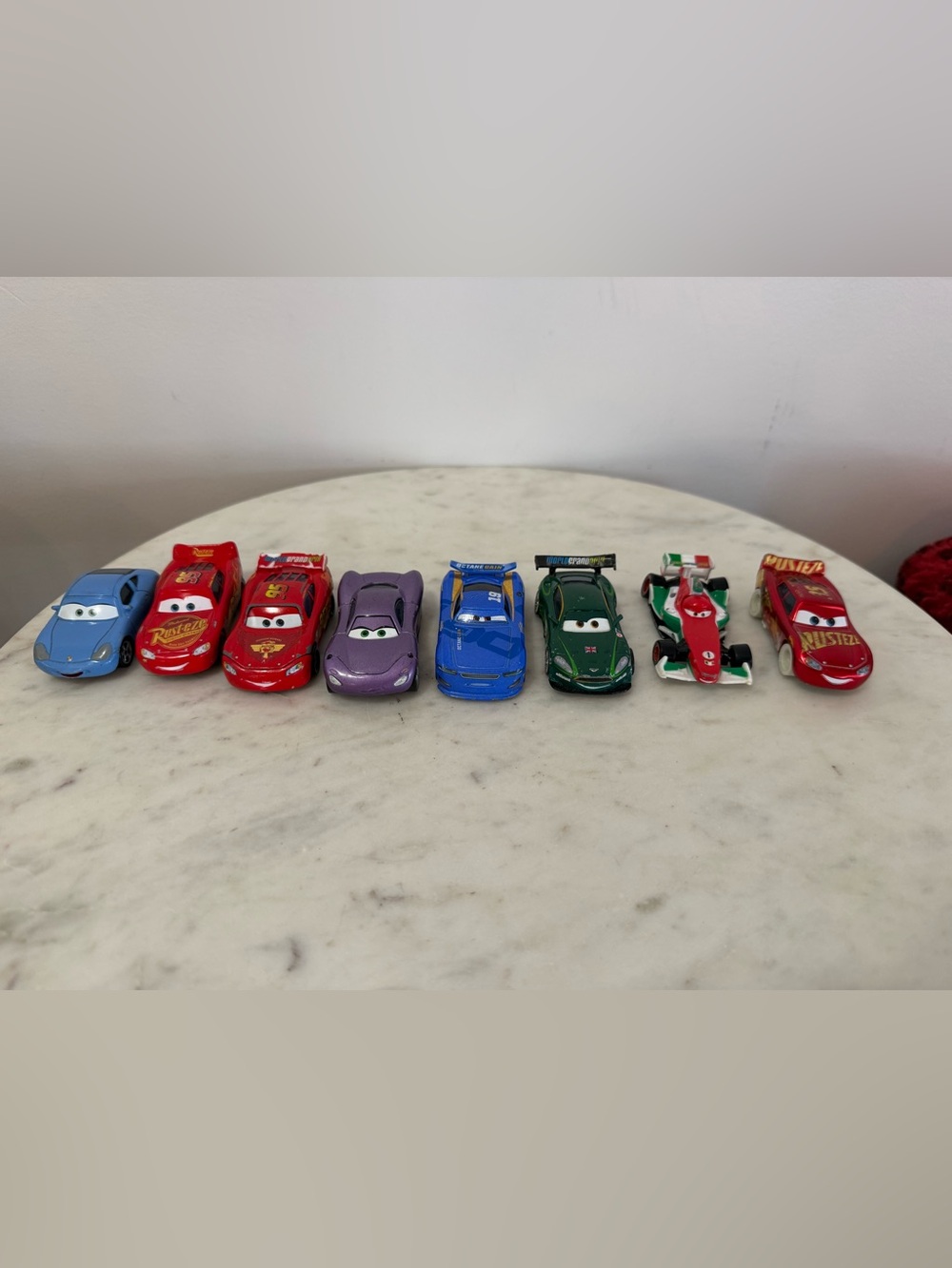 Disney Pixar Cars Lot of 8 Rare Grand Prix Racers Mattel 1:55 scale die-cast